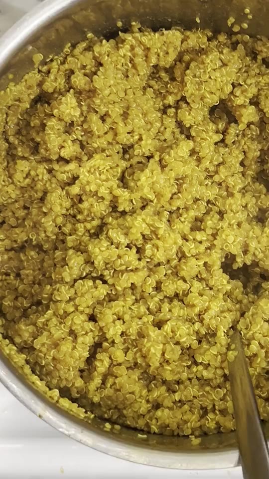 Golden quinoa